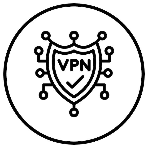 Vpn Vector Icon Design Illustration
