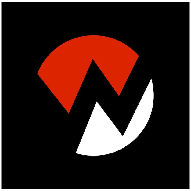 w initial logo design