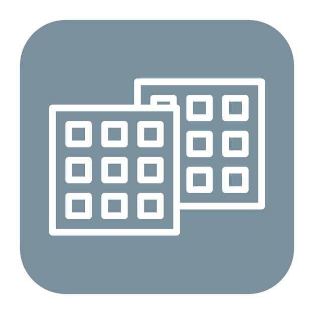 Waffle icon vector image Can be used for Brunch
