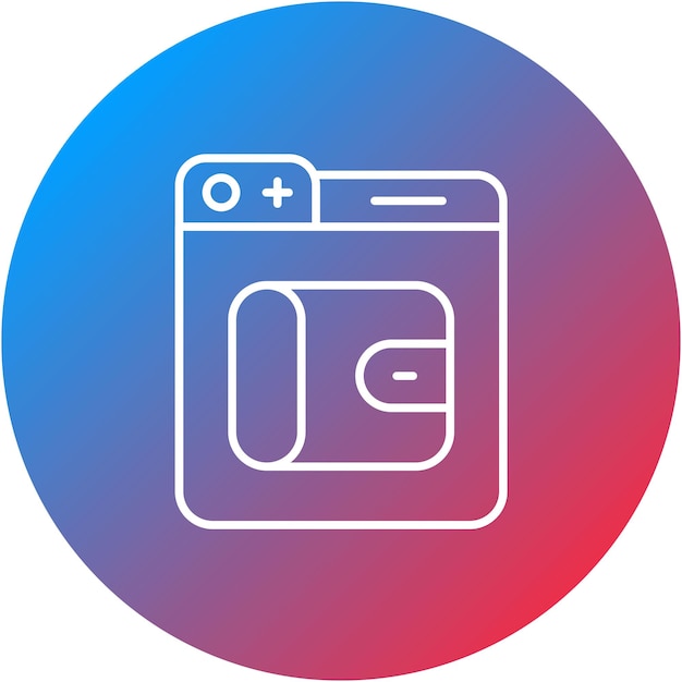 Wallet icon vector image Can be used for Web Store