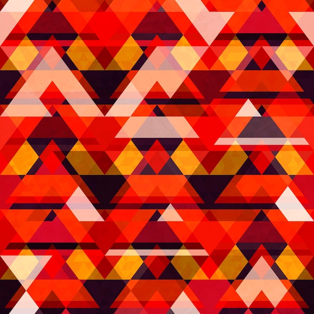 Warm color mosaic seamless pattern eps 10 vector file