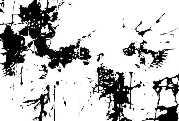 Watercolor spots ink blots