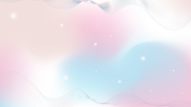Wave abstract gradient background vector illustration