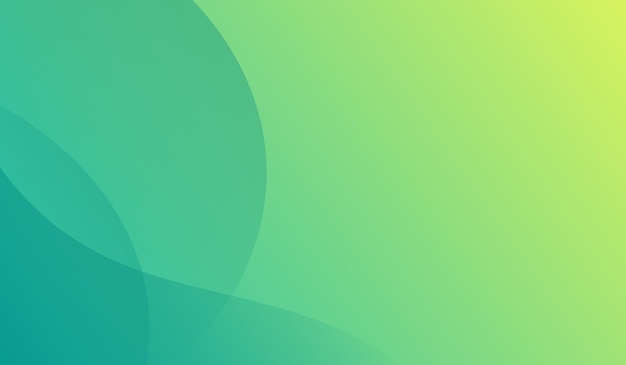 Wave green background abstract modernPrint