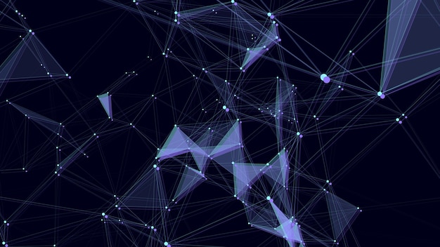 Wave of particles Abstract background with a dynamic wave Vector illustration