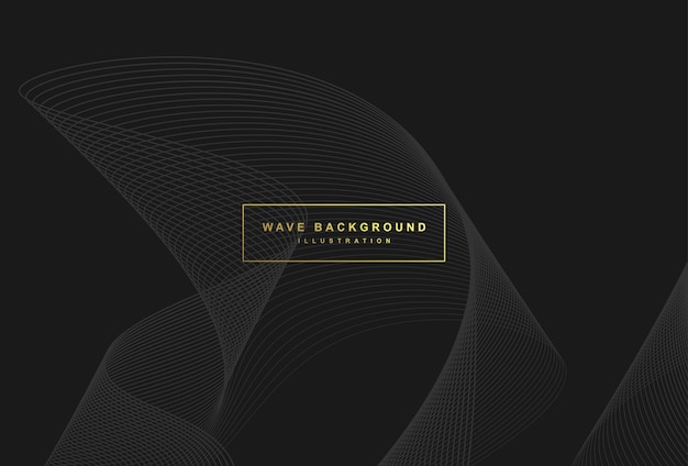 Wavy abstract Moire pattern background