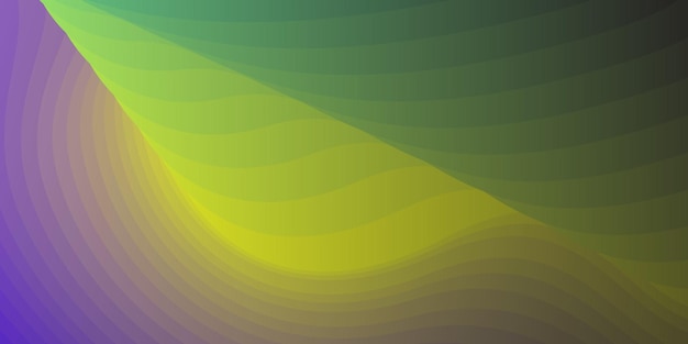 Wavy Paper Cut abstract background with gradation