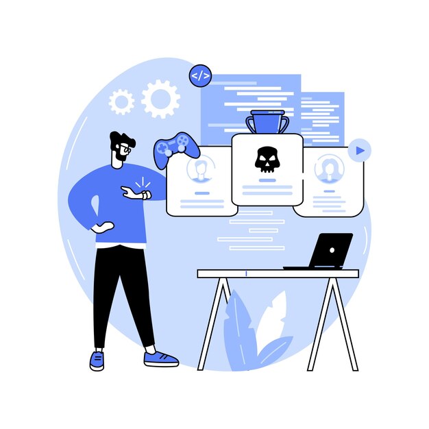 Wearable app development isolated cartoon vector illustrations