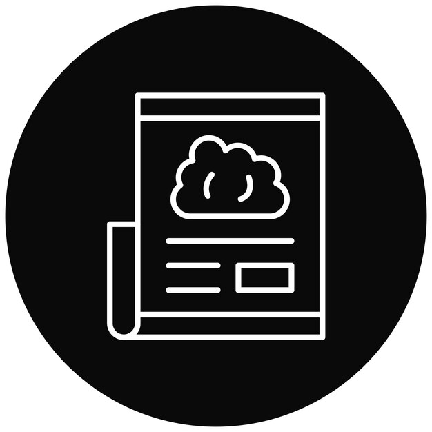 Weather News icon vector image Can be used for News and Media