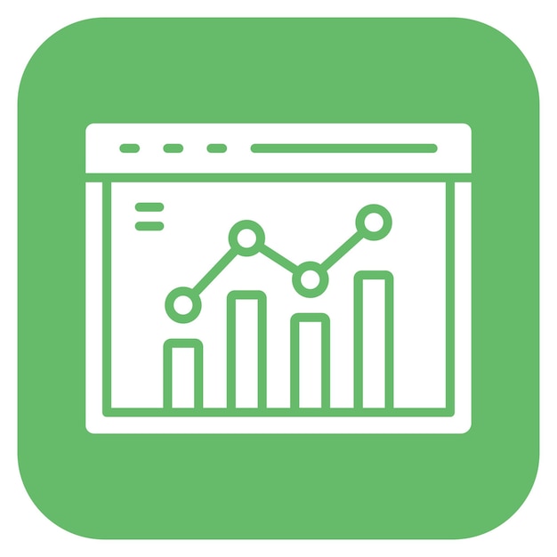 web analytics icon vector image can be used for marketing technology