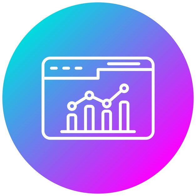 Web Analytics Vector Illustration Style