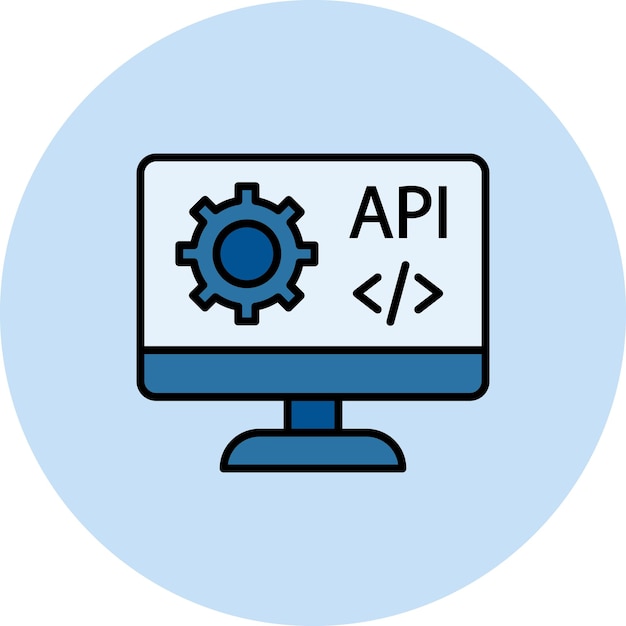 Web API Flat Illustration