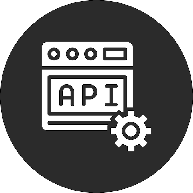 web api vector icon illustration of coding and development iconset
