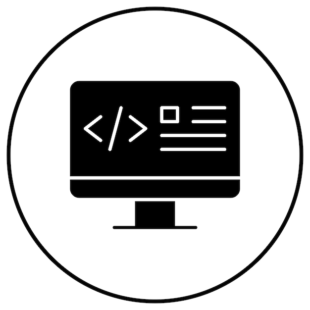 Web Coding icon vector image Can be used for Web Hosting