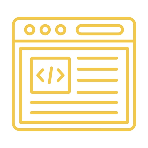 Web Coding Icon