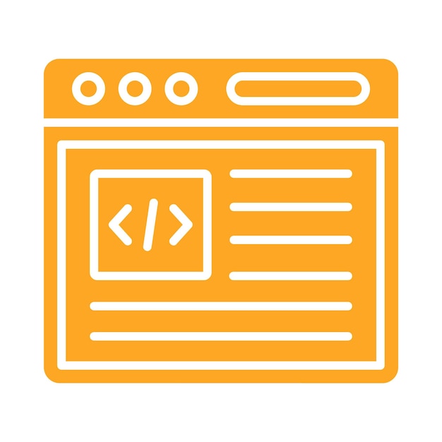 Web Coding Icon