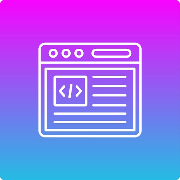 Web Coding Icon