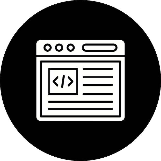 Web Coding Icon
