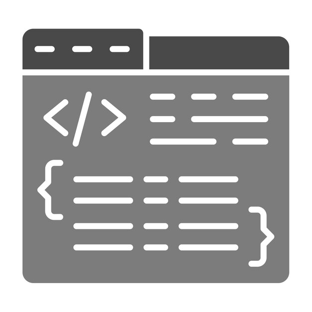 Web Coding Icon