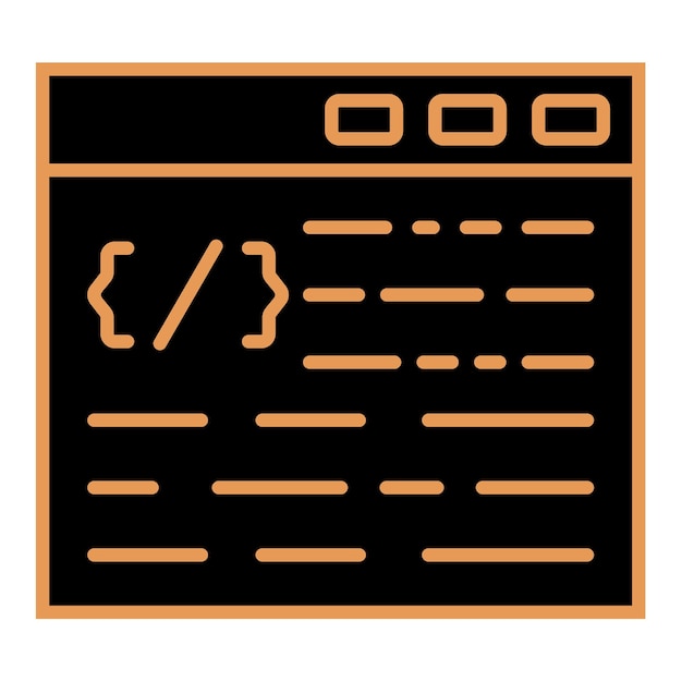 Web Coding Icon