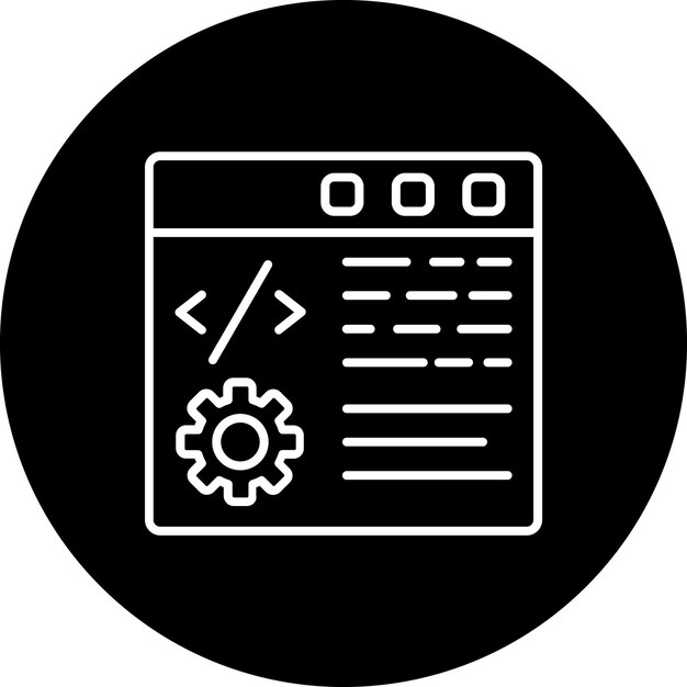 Web Coding Icon