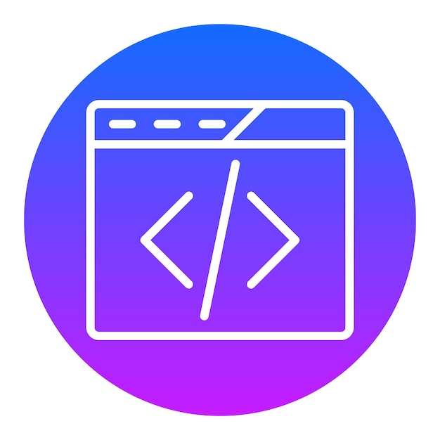 Web Coding Vector Icons