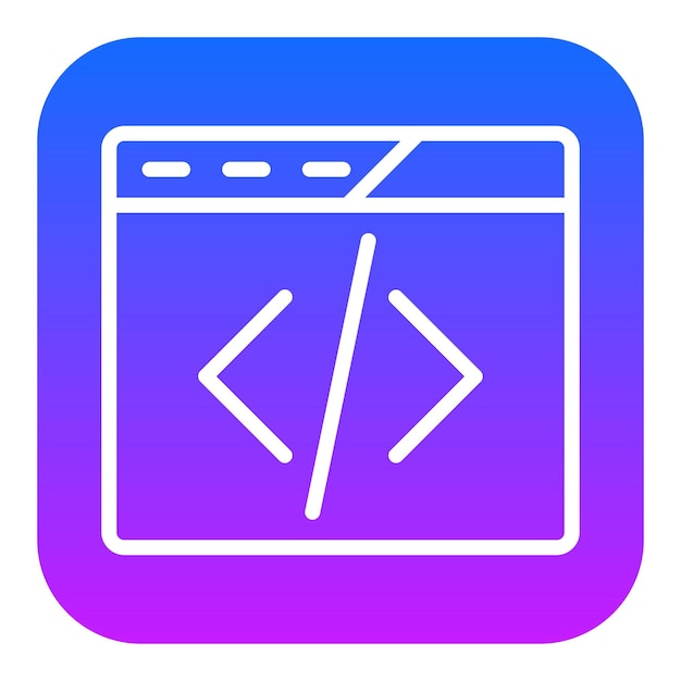 Web Coding Vector Icons