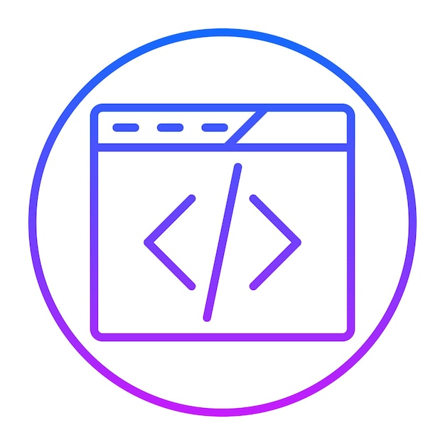 Web Coding Vector Icons