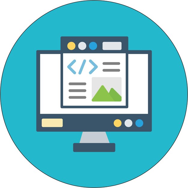 Web Design Vector Illustration Style