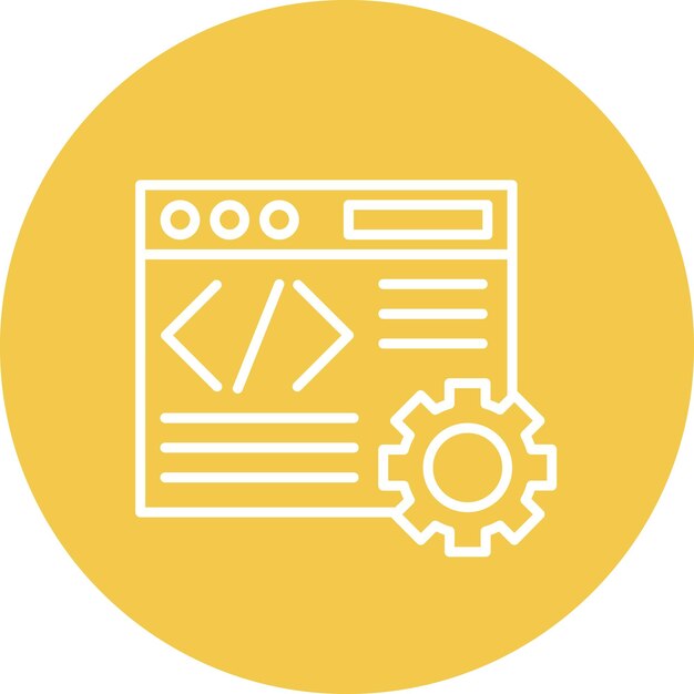 web development vector illustration style