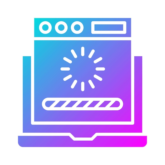 web loading vector icon can be used for coding and development iconset