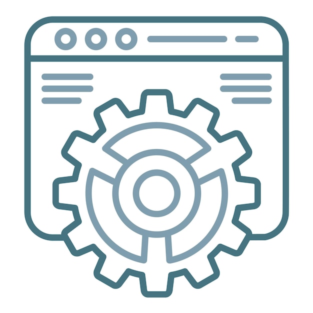 web maintenance flat illustration