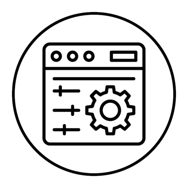 Web Management Vector Illustration