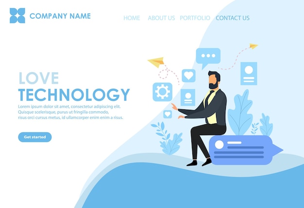 Web page design templates for website development. website ui design with  minimal ui design for developers.