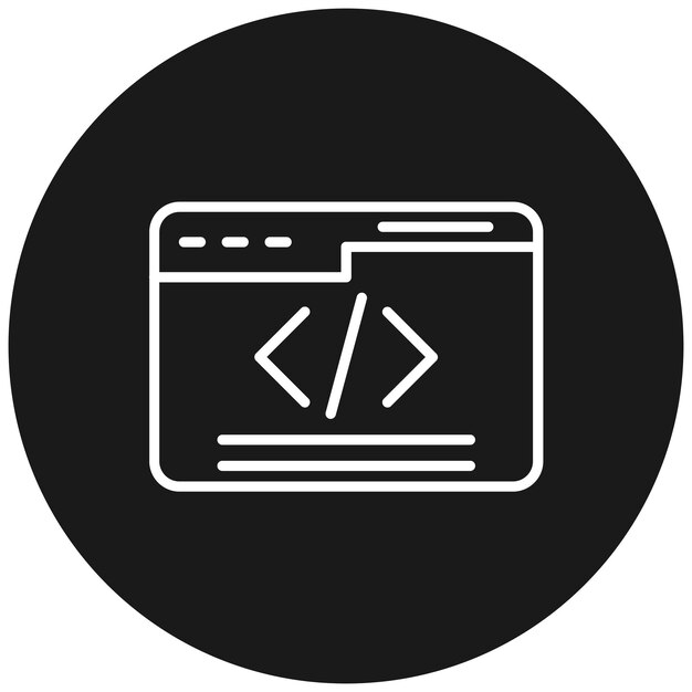 web programming vector icon can be used for marketing iconset