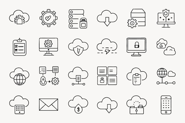 Web Security Icon Set