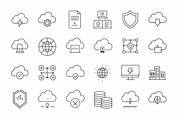 Web Security Icon Set