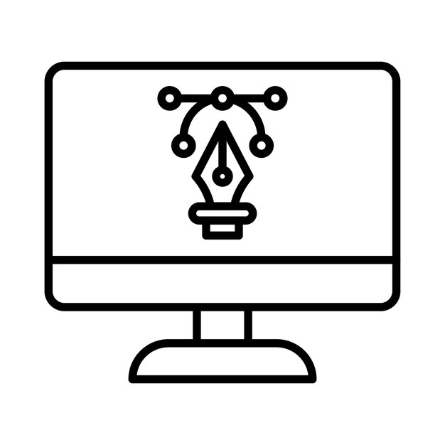 Web Vector Design Line Illustration