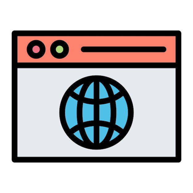 Web Vector Icon Design Illustration