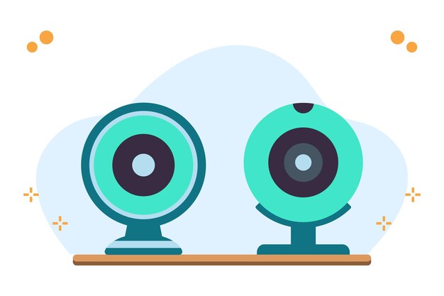 Webcam Vector Illustration