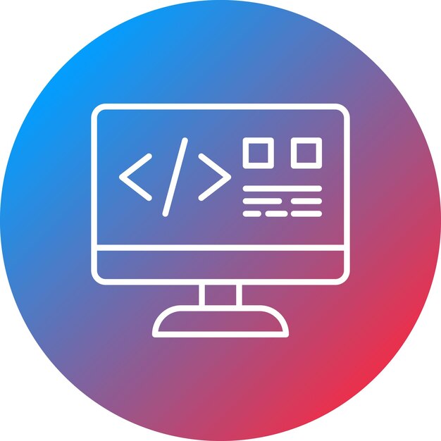 Website Coding icon vector image Can be used for Coding and Development