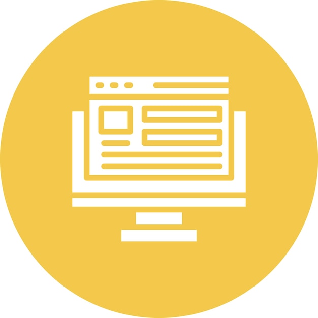 Website Concept vector icon illustration of Marketing iconset