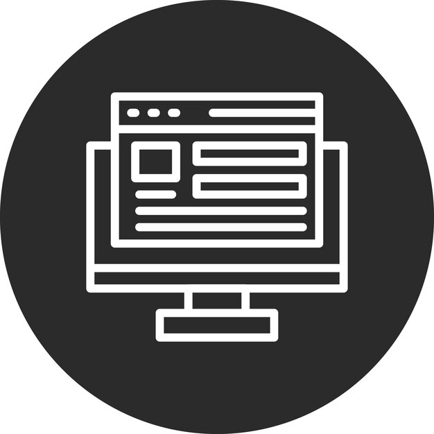 Website Concept vector icon illustration of Marketing iconset