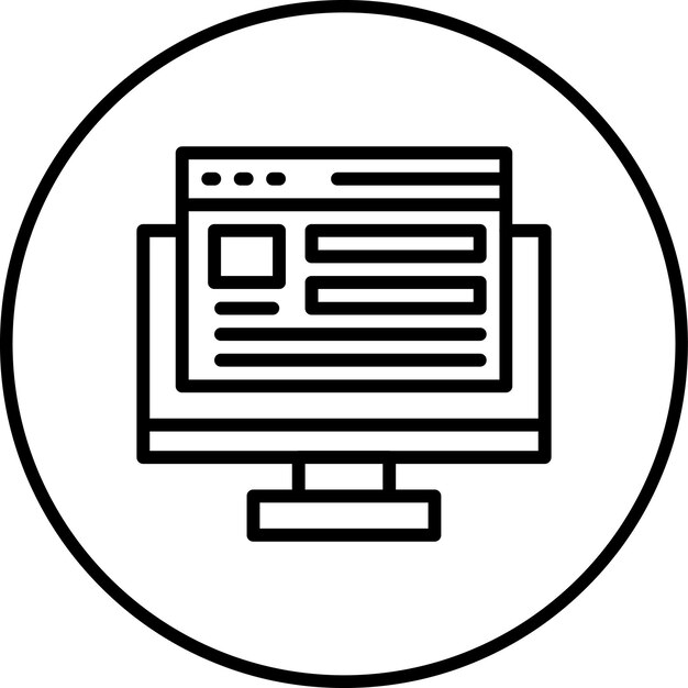 Website Concept vector icon illustration of Marketing iconset