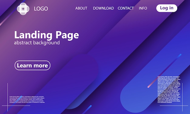website landing page. geometric background. minimal abstract cover design. creative colorful wallpaper. trendy gradient poster. vector illustration.