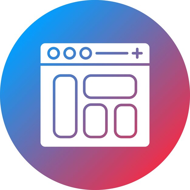 Website Layout icon vector image Can be used for Computer Programming