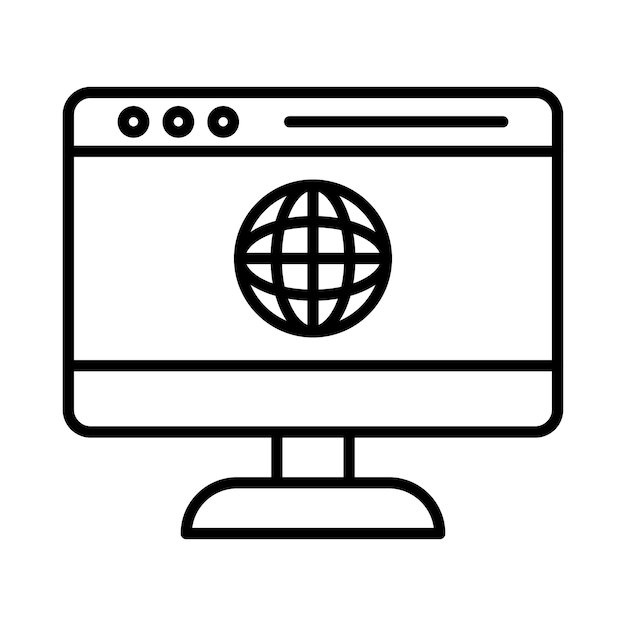 website line illustration