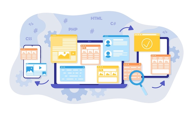 Website page development