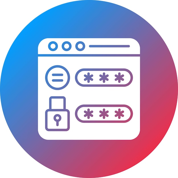 website password icon vector image can be used for security