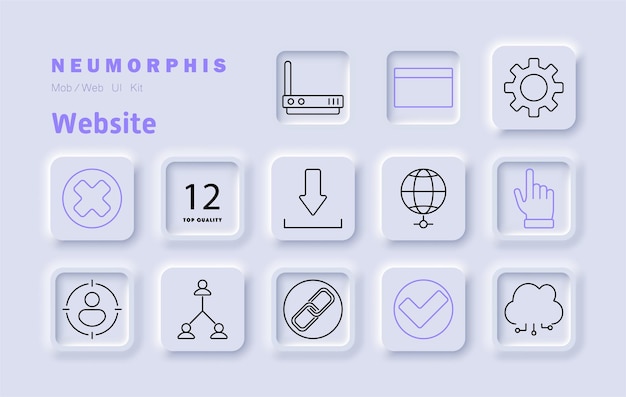 Website set icon Router download button settings navigation user management data link confirmation check cloud services interaction digital connectivity
